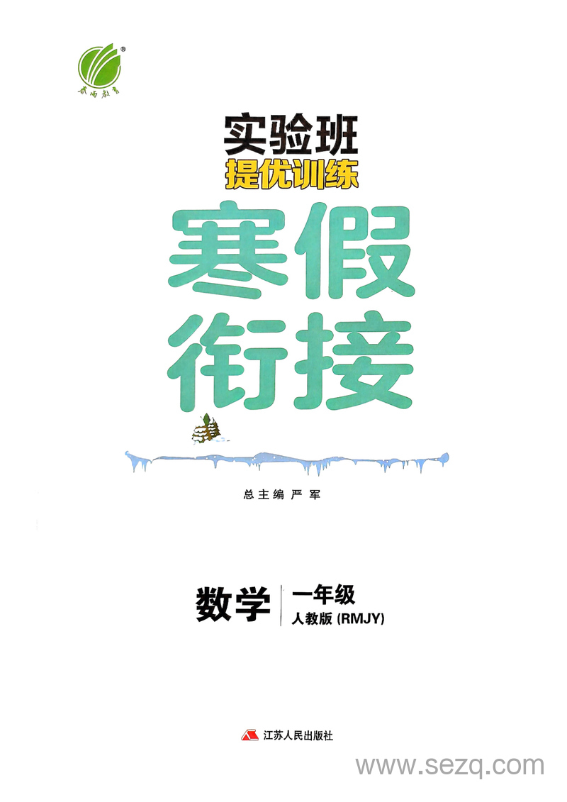 2025年一年级下册数学寒假衔接《实验班》人教版 - 文档资源第3张