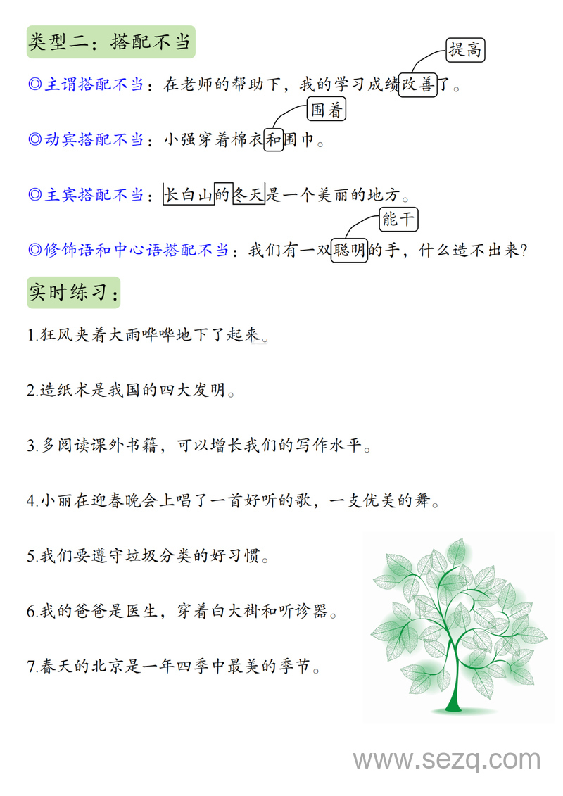 三年级上册语文病句段修改专项训练（含修改符号使用方法及练习） - 文档资源第3张