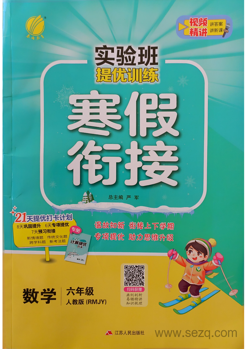 2025年六年级下册数学寒假衔接（实验班人教版） - 文档资源第1张