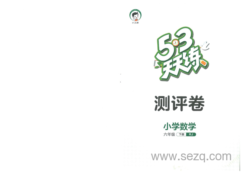 2025年新版六年级下册数学测评卷（53天天练） - 文档资源第1张