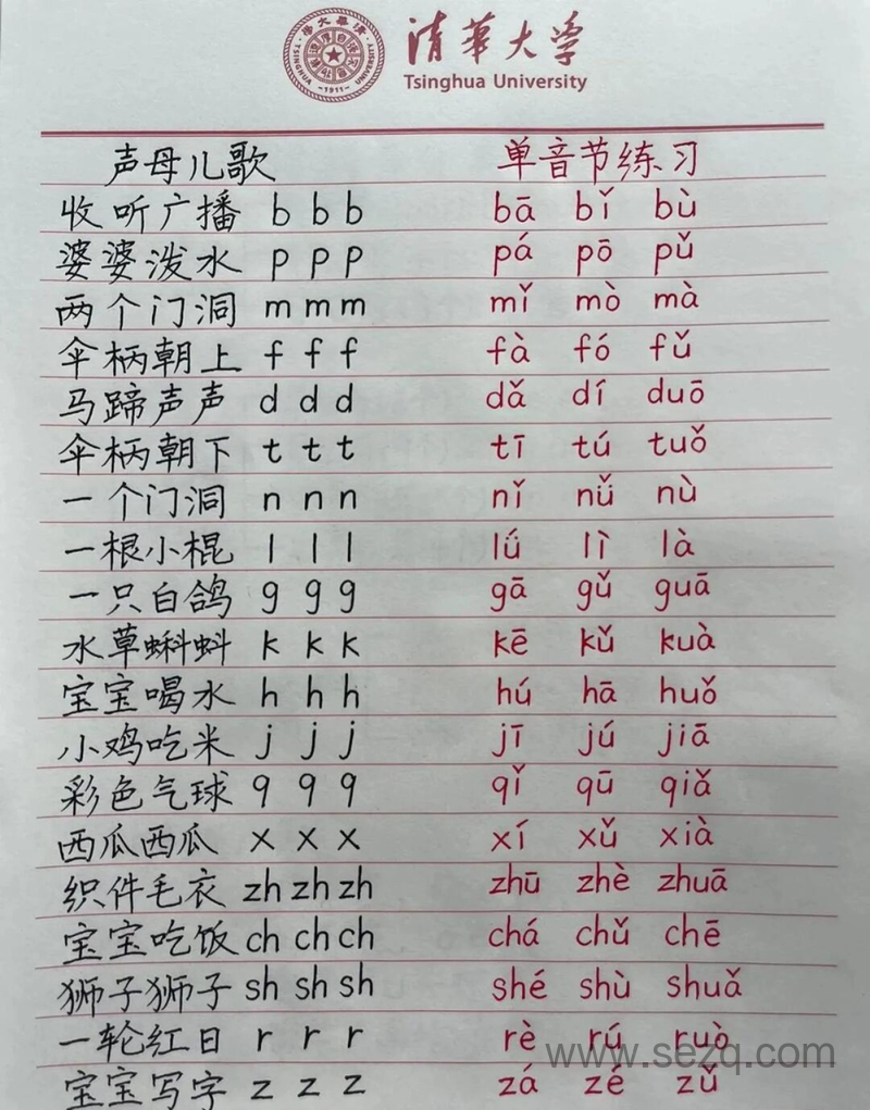 2025年一年级上册语文拼音超全汇总（手写整理） - 文档资源第3张