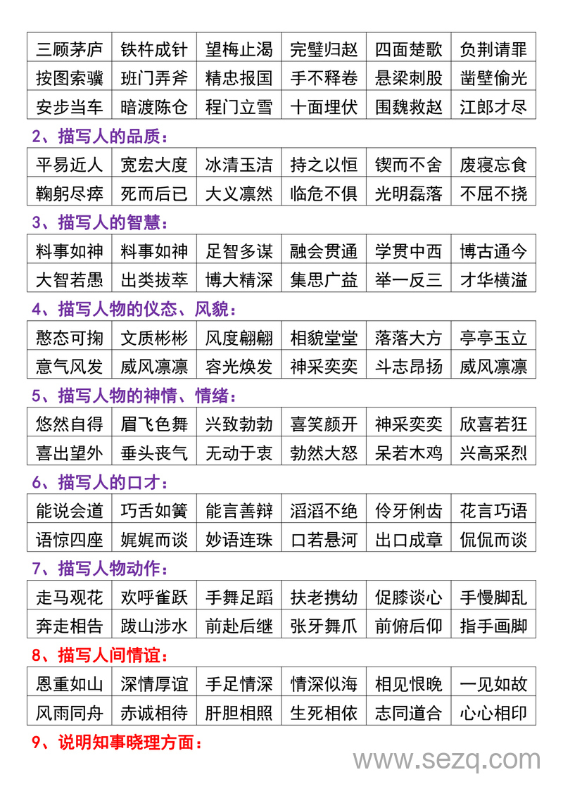 三年级上册语文必背重点知识点归纳 - 文档资源第2张