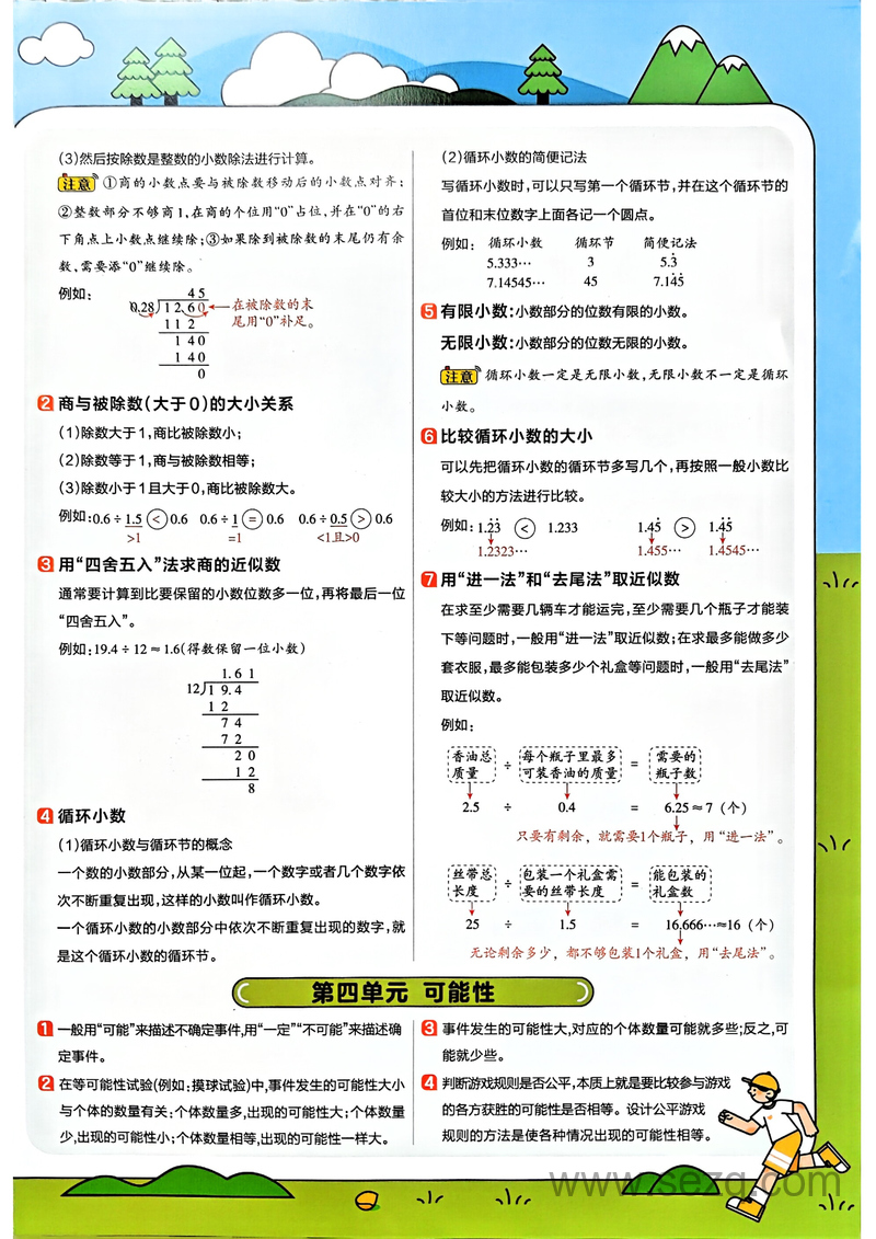 2025年五年级上册数学全册知识点汇总（人教版） - 文档资源第2张