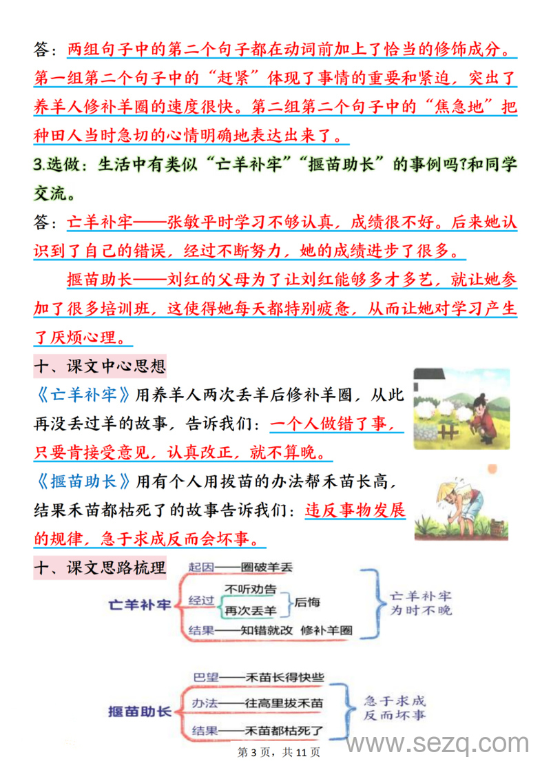 二年级下册语文第五单元课堂同步每课知识清单 - 文档资源第3张