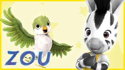 法国动画片《斑马小卓 Zou》第三季 中文版52集+英文版52集 全52集MP4下载 - 少儿专区