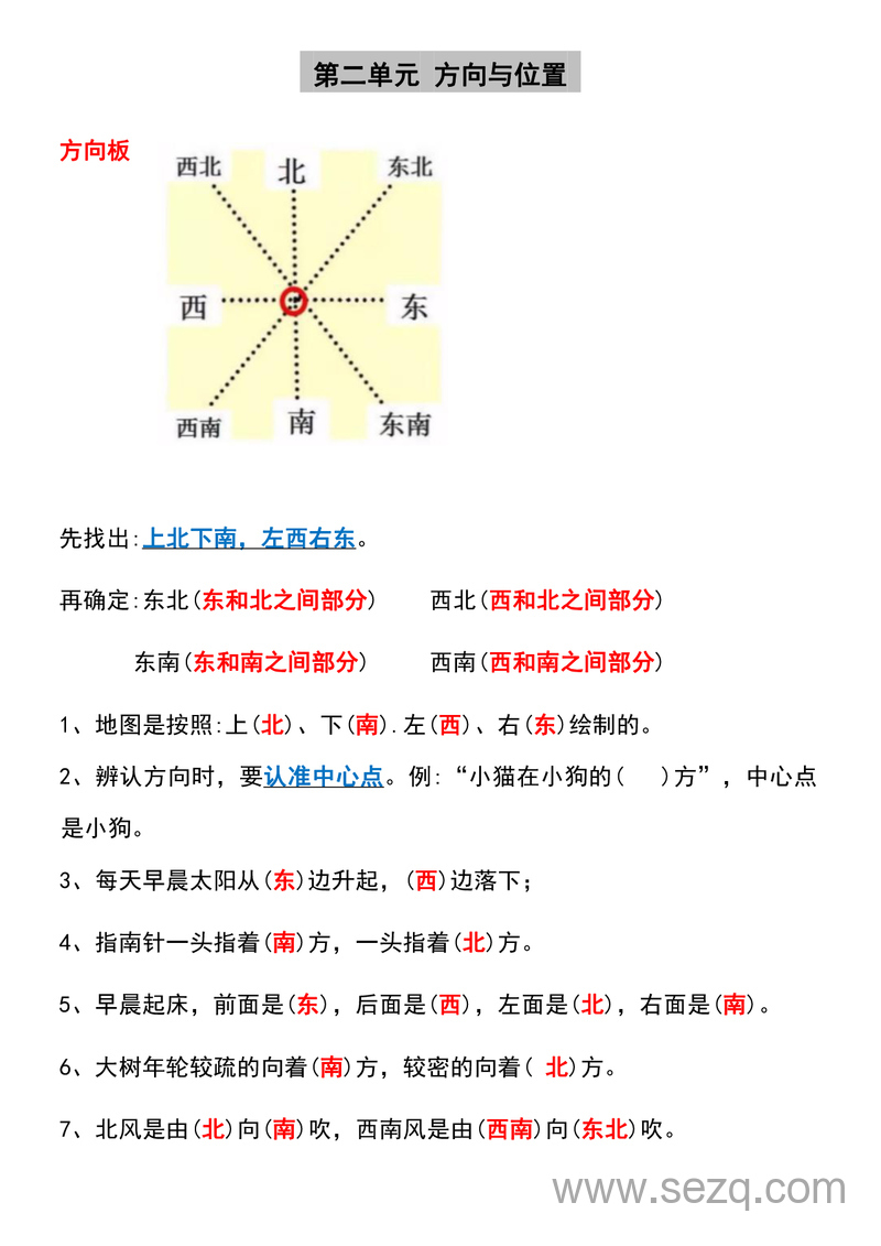 二年级下册数学寒假预习重要知识点 - 文档资源第2张
