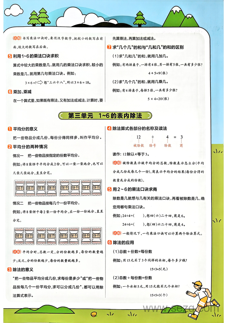 2025年二年级上册数学全册知识点汇总 - 文档资源第2张