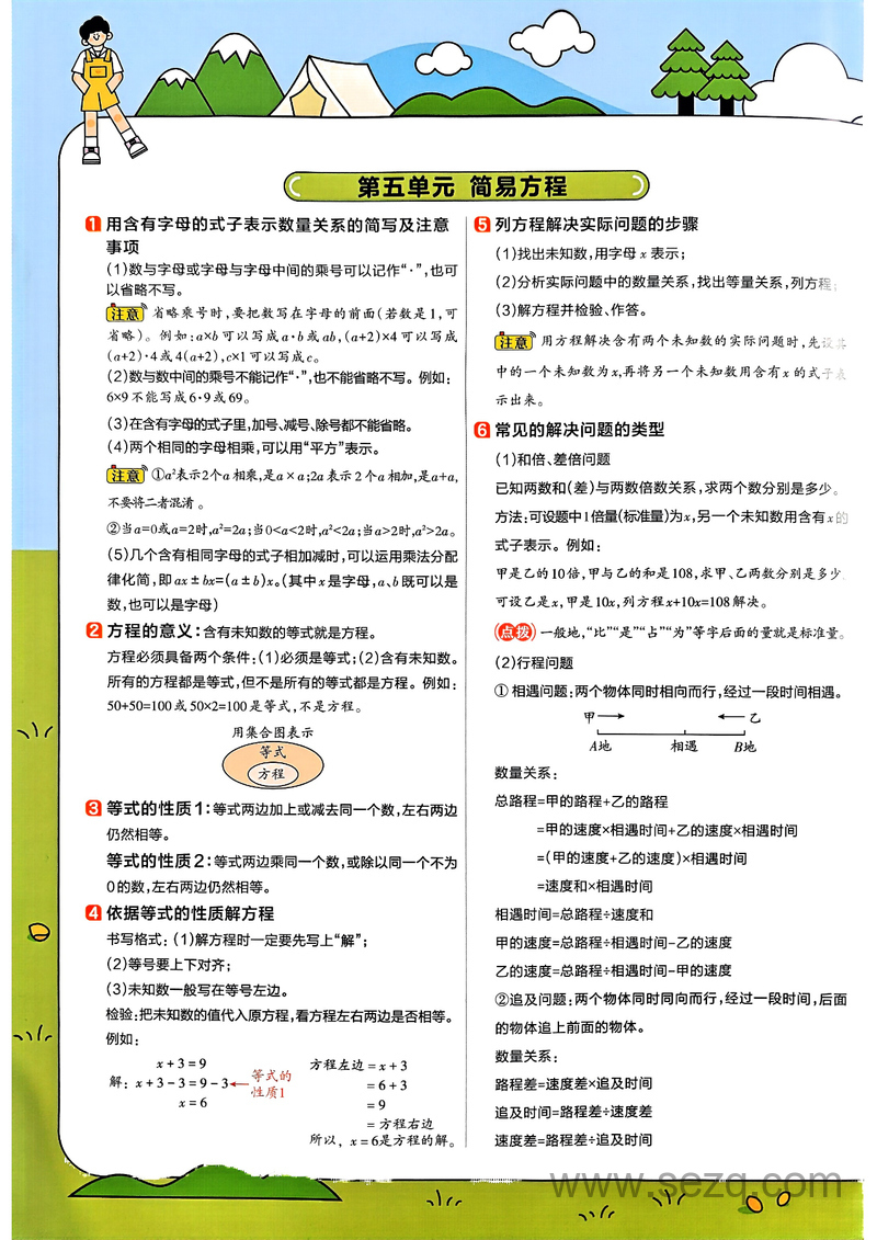 2025年五年级上册数学全册知识点汇总（人教版） - 文档资源第3张