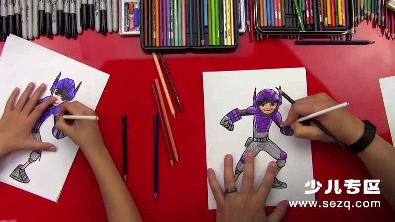 孩子的艺术中心：如何画人物 - 动画资源画廊第3张