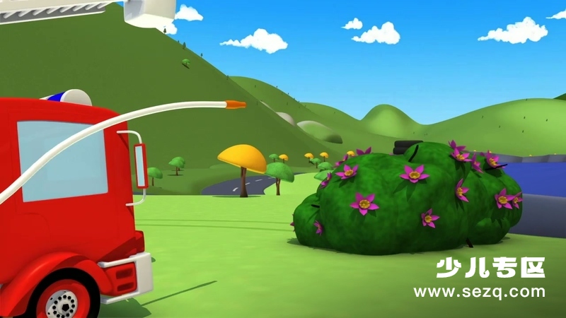 汽车城之警车和消防车 - 动画资源画廊第2张