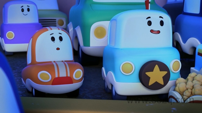 小小车向前冲 - 动画资源画廊第7张