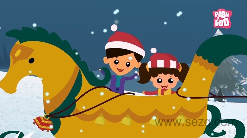 英文圣诞歌曲视频动画 - 动画资源画廊第9张