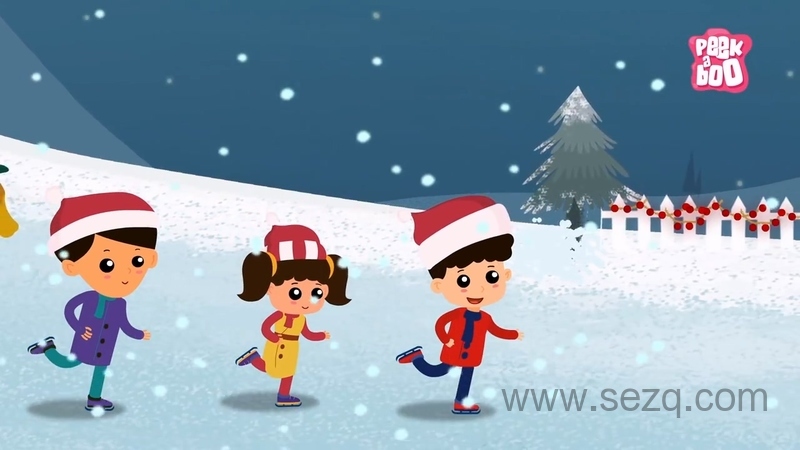 英文圣诞歌曲视频动画 - 动画资源画廊第5张