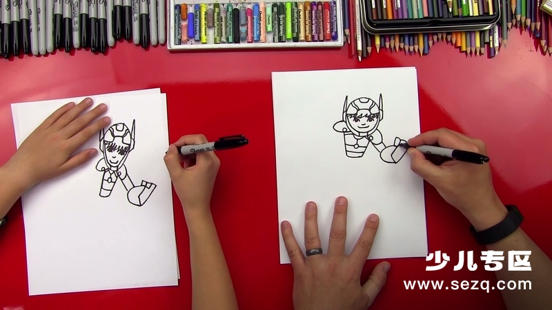 孩子的艺术中心：如何画人物 - 动画资源画廊第2张