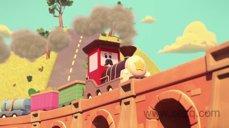 小小车向前冲 - 动画资源画廊第8张