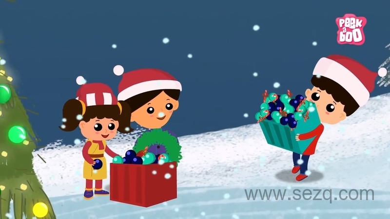 英文圣诞歌曲视频动画 - 动画资源画廊第7张