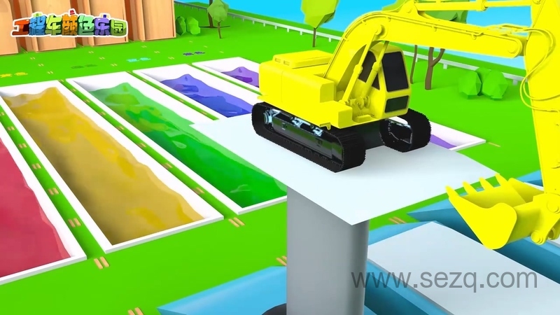 工程车颜色乐园 - 动画资源画廊第4张