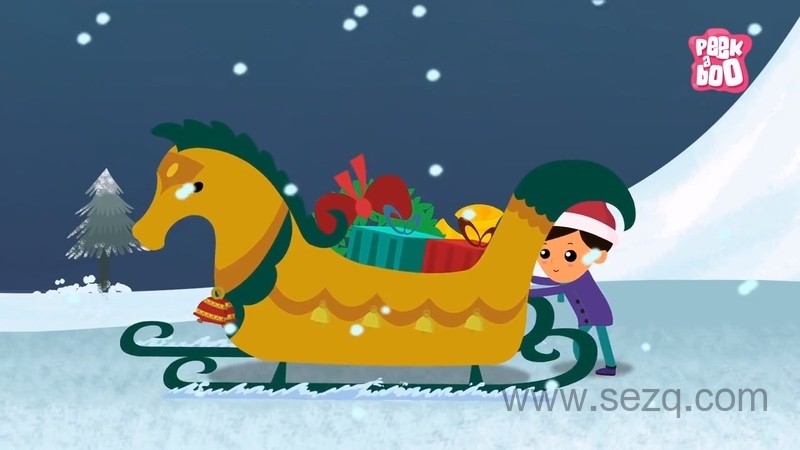 英文圣诞歌曲视频动画 - 动画资源画廊第6张