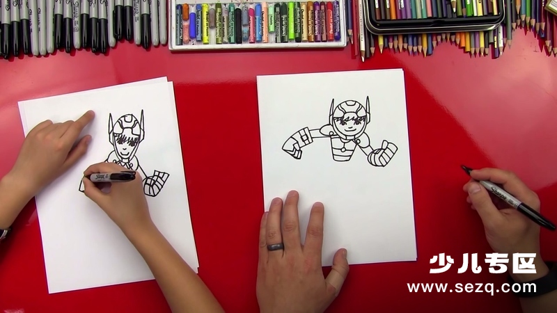 孩子的艺术中心：如何画人物 - 动画资源画廊第9张