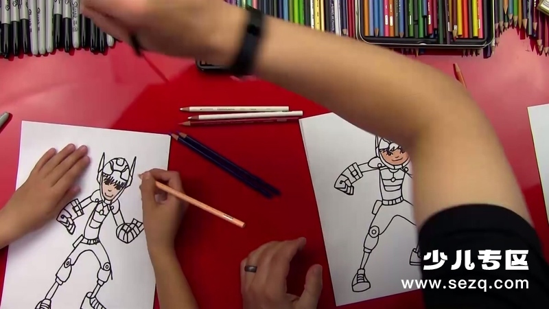 孩子的艺术中心：如何画人物 - 动画资源画廊第6张