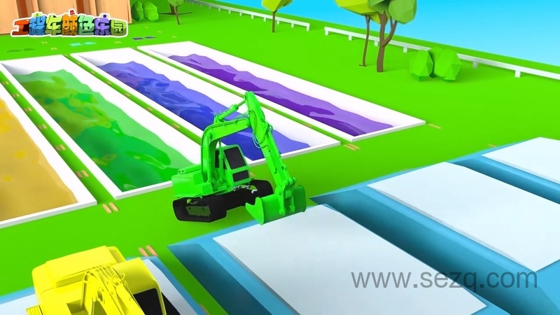 工程车颜色乐园 - 动画资源画廊第5张