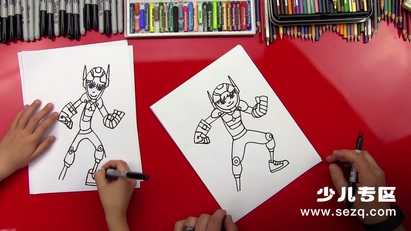 孩子的艺术中心：如何画人物 - 动画资源画廊第7张