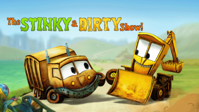 亚马逊动画片《臭臭和脏脏 The Stinky & Dirty Show》第1-2季 国英日法等多语音轨+中文字幕 全39集MKV下载 - 少儿专区