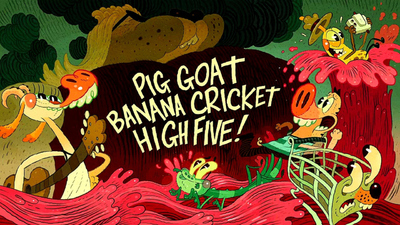 Nickelodeon动画《疯狂四剑客 Pig Goat Banana Cricket》第一季 国语中字 全26集MP4下载 - 少儿专区