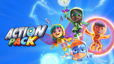 Netflix动画片《小英雄出动 Action Pack》第一季 多国语言(含国语)多国字幕(含中文) 全10集MP4下载 - 少儿专区