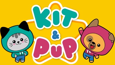 BBC动画片《吉吉猫和皮皮狗 Kit and Pup》第一季 英语英字 全52集MP4下载 - 少儿专区