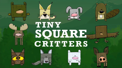 萌系低幼动画《糖块小动物 Tiny Square Critters》第一季 国语版 全26集MP4下载 - 少儿专区