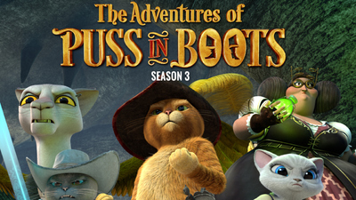 梦工厂动画片《靴猫大冒险 The Adventures of Puss in Boots》第三季 国语版 全26集MP4下载 - 少儿专区