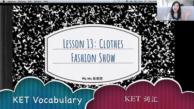 剑桥英语课《剑桥英语KET单词课 CambridgeEnglishKETWordCourse》第一季 英语英字 全21集MP4下载 - 少儿专区