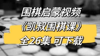 少儿围棋课程《凯叔围棋课 Uncle Kai's Go Class》第一季 国语版 全26集MP4下载 - 少儿专区