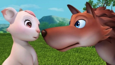 日本动画片《翡翠森林：狼与羊 Arashi no Yoru ni》第一季 日语版 全26集MP4下载 - 少儿专区