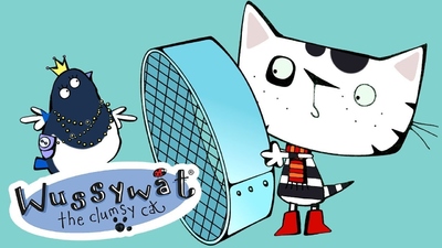 BBC动画片《小笨猫歪歪 Wussywat the Clumsy Cat》第一季 英语版 全43集MP4下载 - 少儿专区
