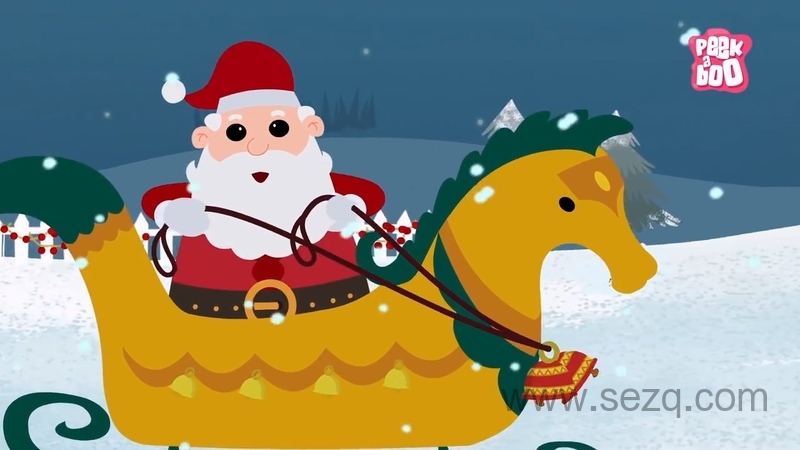 英文圣诞歌曲视频动画 - 动画资源画廊第4张