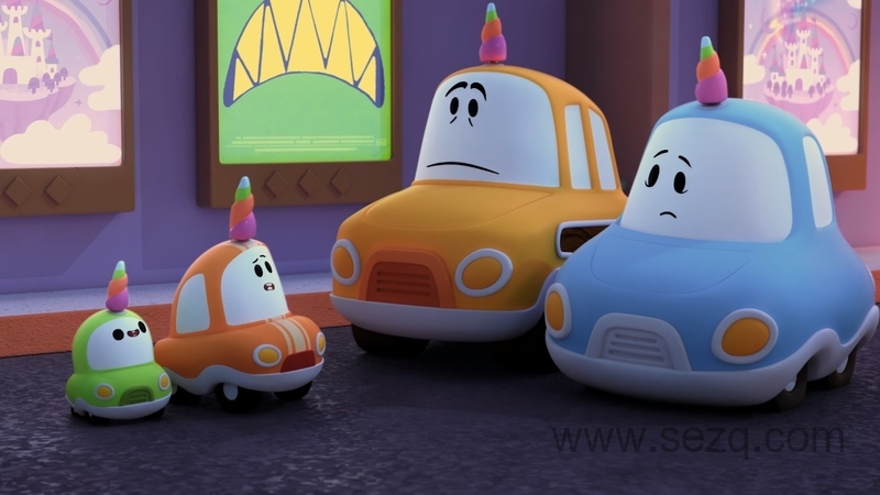 小小车向前冲 - 动画资源画廊第2张