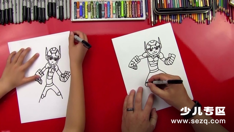 孩子的艺术中心：如何画人物 - 动画资源画廊第8张