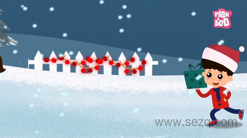 英文圣诞歌曲视频动画 - 动画资源画廊第3张