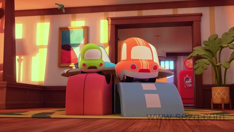 小小车向前冲 - 动画资源画廊第4张