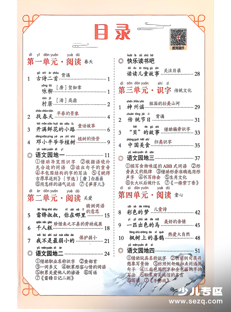 2026年新版二年级下册语文课堂笔记（全册） - 文档资源第2张