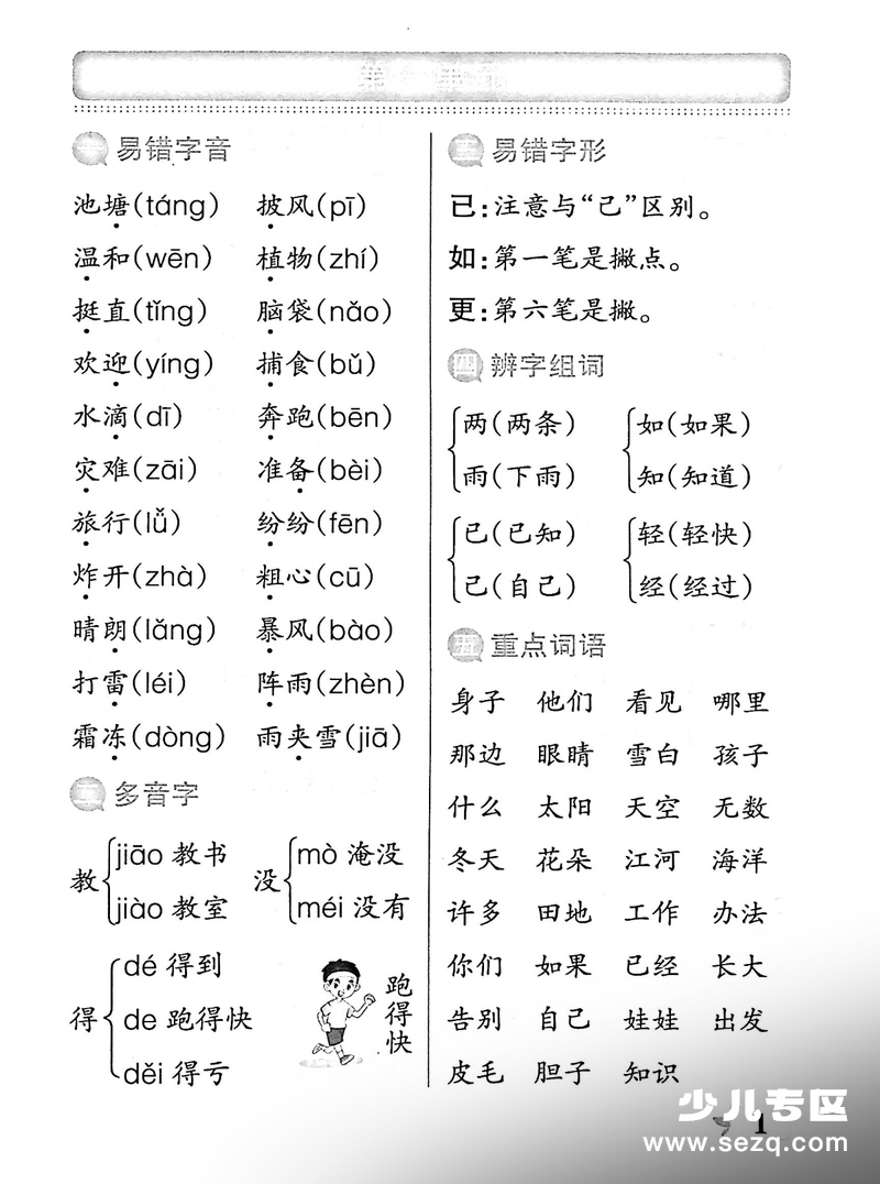2026年二年级上册语文期末复习考前必背知识手册提优特训 - 文档资源第2张