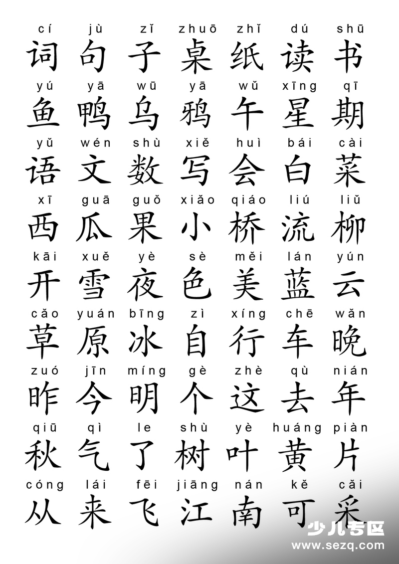 一年级上册语文识字与拼音学习（拼音版） - 文档资源第2张