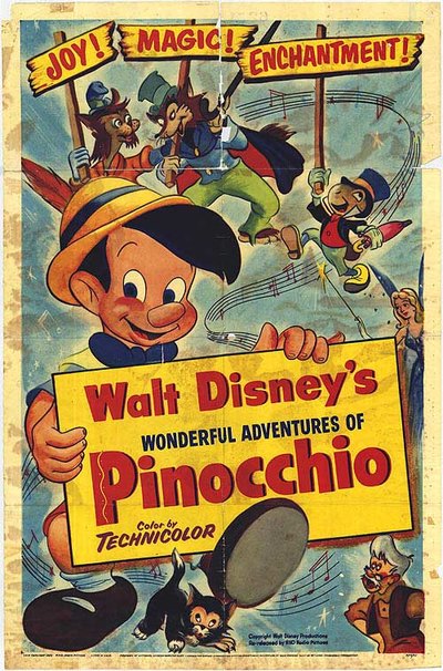 迪士尼动画电影《木偶奇遇记 Pinocchio》英语中字 MKV下载 - 少儿专区