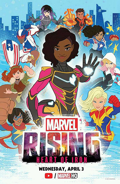 漫威动画电影《漫威崛起：钢铁之心 Marvel Rising: Heart of Iron》英语中英双字 MP4下载 - 少儿专区