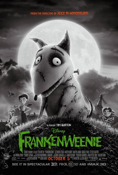 迪士尼动画电影《科学怪狗 Frankenweenie》中英双语 MKV下载 - 少儿专区