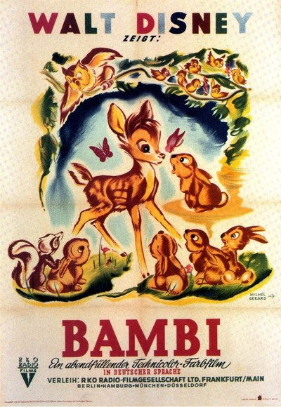迪士尼动画电影《小鹿斑比 Bambi》英语中字 MP4下载 - 少儿专区