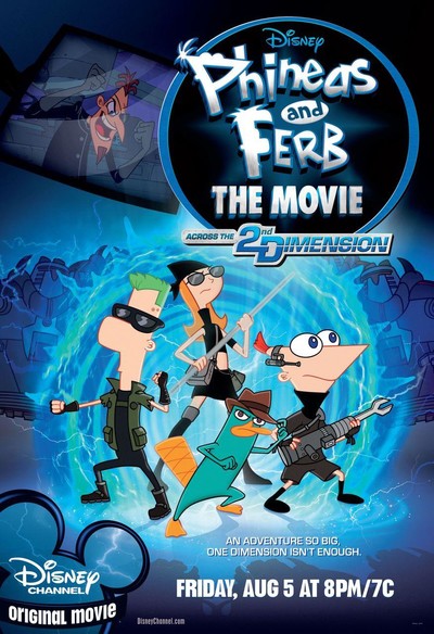 迪士尼动画电影《飞哥与小佛：超时空之谜 Phineas and Ferb: Across the 2nd Dimension》多国语言(含国语)+多国字幕(含中文) MKV下载 - 少儿专区