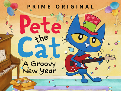 美国动画电影《小猫皮特：奇妙的新年 Pete the Cat: A Groovy New Year》国英日法等多语音轨+多国字幕 MKV下载 - 少儿专区